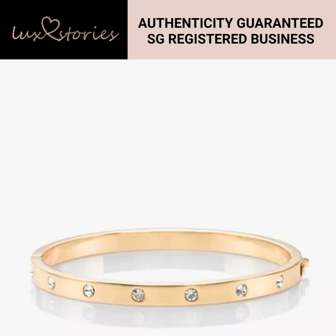 Kate Spade Bracelet Sailor's Knot Pave Hinged Bangle Gold Mothers Day