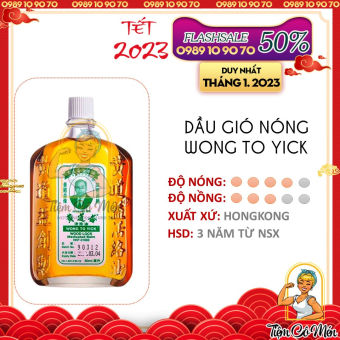 Dầu Nóng Xoa Bóp Wong To Yick (Huỳnh Đạo Ích) Hong Kong 50ml - Chăm Sóc Chấn Thương