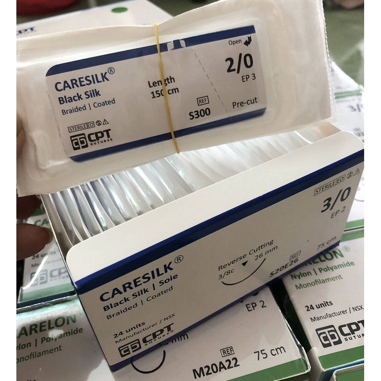 Chỉ phẫu thuật caresilk cpt - chỉ phẫu thuật không tiêu đa sợi