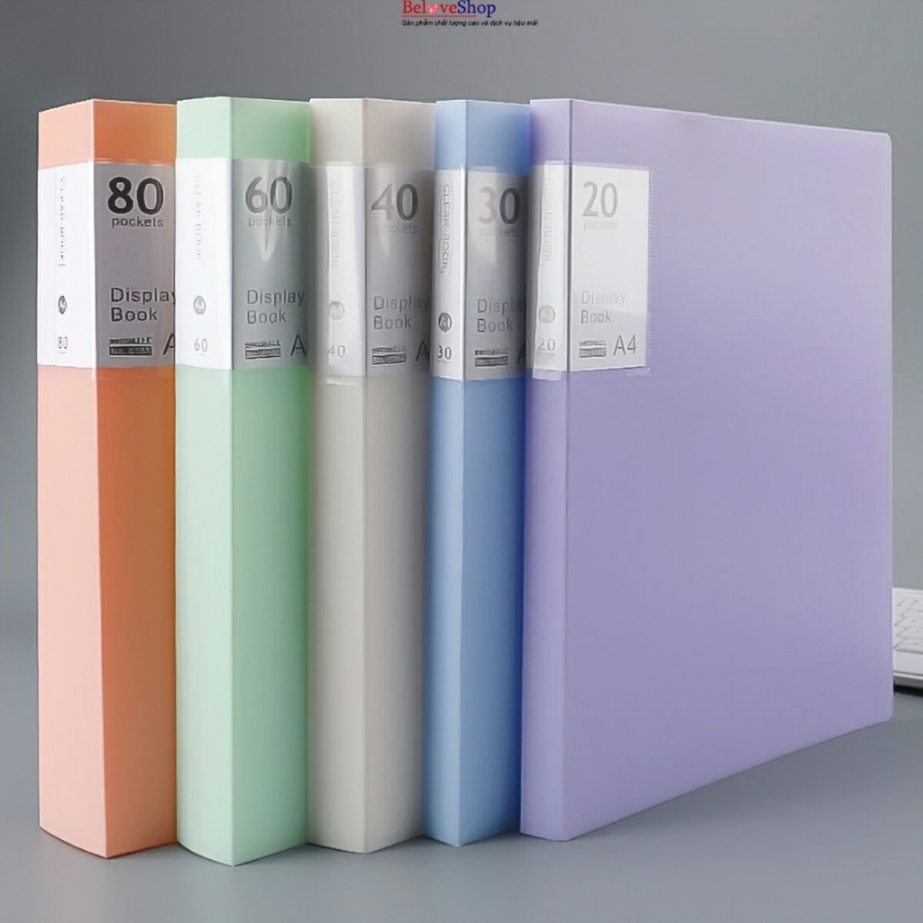 File lá đựng tài liệu A4 túi đựng tài liệu bìa file lưu trữ giấy tờ nhiều ngăn 20-100 trang