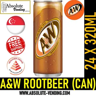 A&W Root Beer 320ML X 24 (CAN) - FREE DELIVERY within 3 working days!