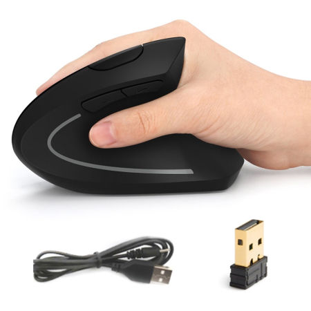 luckluck Ergonomic Wireless Vertical Mouse