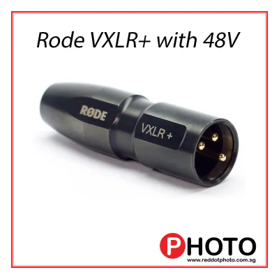 Rode VXLR+ 3.5mm Female TRS to XLR male VXLR Plus with +48V