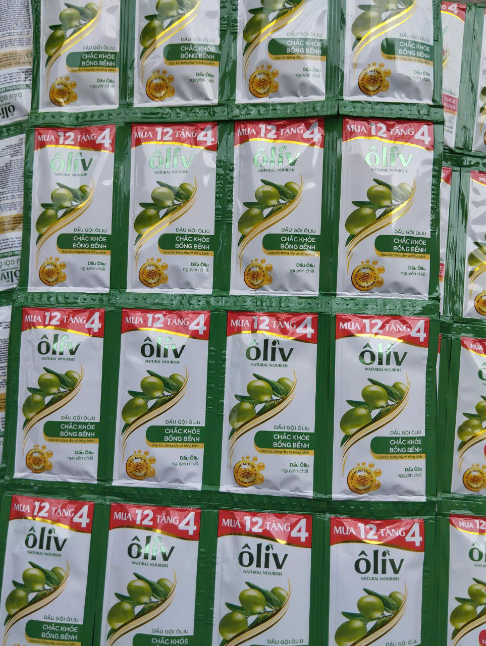  Set 70 Gói Dầu Gội Oliv Bồng Bềnh Và Ngăn Gãy Rụng Tinh Chất oliu 