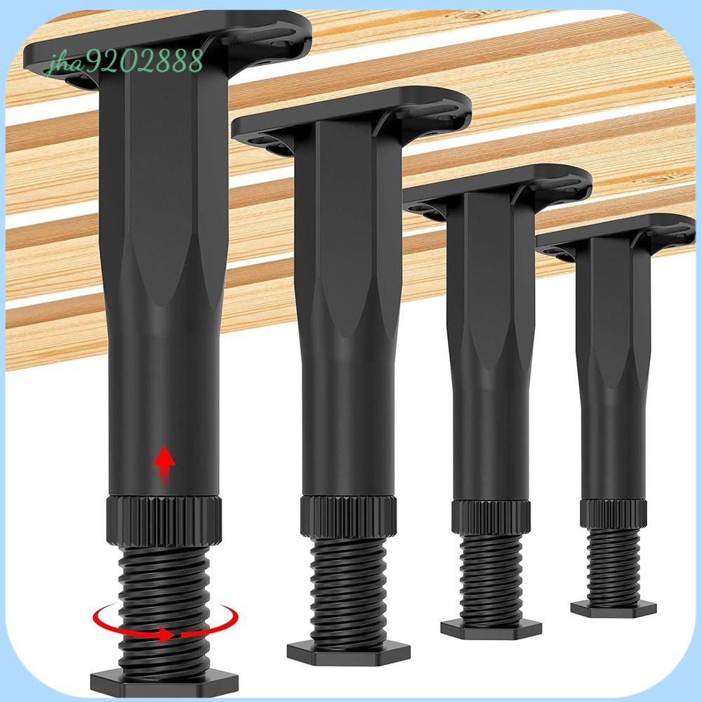 JHA9202888 Chiều cao có thể điều chỉnh Chân đỡ khung giường Công suất cao PP Chân đồ nội thất Bền bỉ Chịu tải Chân bàn cho ghế sofa, tủ quần áo, ghế, tủ