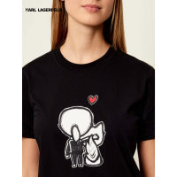 KARL LAGERFELD - IKON VALENTINE T-SHIRT B1W17038