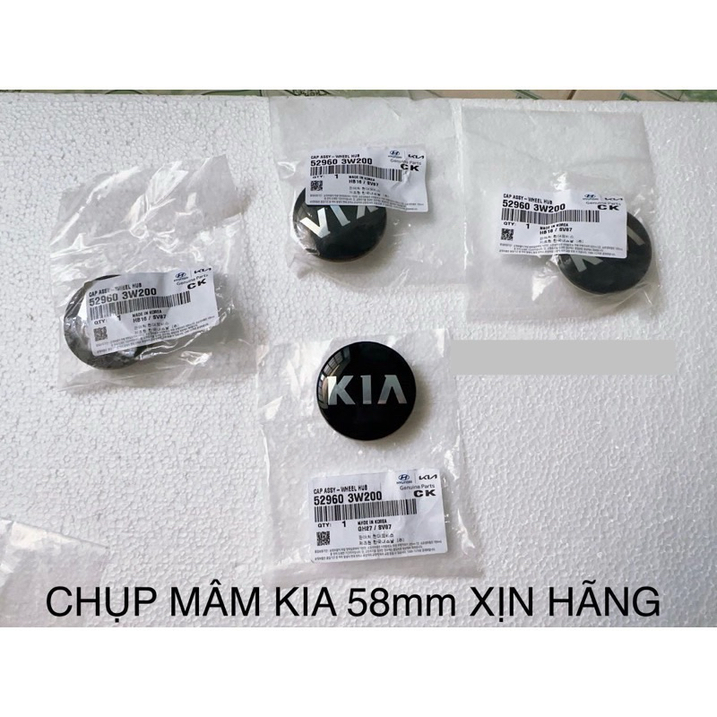 CHỤP MÂM KIA 58mm XỊN HÃNG KÈM ẢNH THẬT
