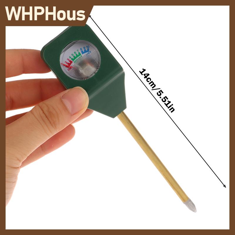 WHPHous เครื่องวัดความชื้นในดินแบบพกพา, เครื่องวัดความชื้นพืชทดสอบการรดน้ำกระถางต้นไม้แห้งเครื่องมือวัดแบบเปียกเครื่องมือทำสวนในบ้าน ราคา 56 บาท*ส่งฟรี