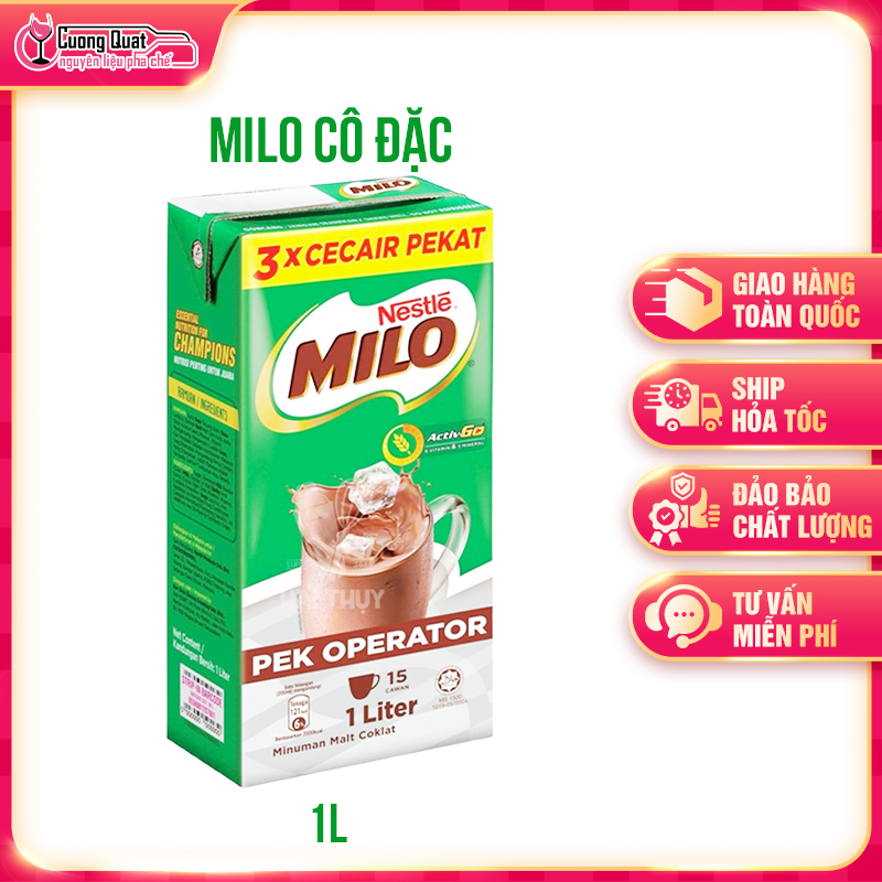 Milo Cô Đặc Hộp 1L - Milo Pha Chế