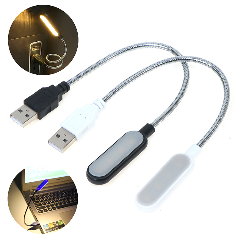 XINGHEC2 Mini linh hoạt máy tính xách tay USB LED ánh sáng đọc bảng đèn bàn cho ngân hàng điện PC
