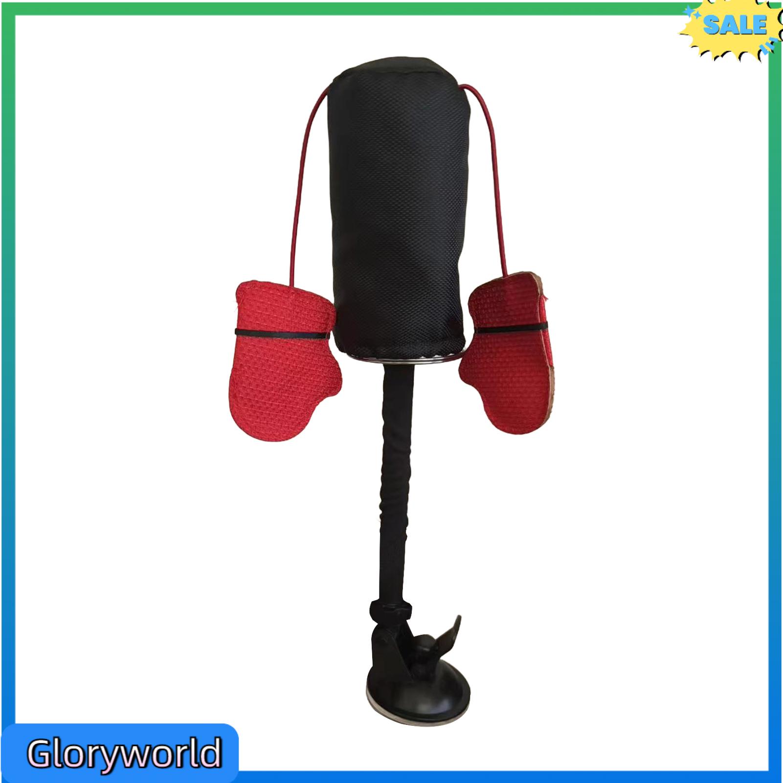 Gloryworld Cat Boxing Toy with Spring Arm Cat Toy with Suction Cup Interactive Cat Punching Bag Toy for Indoor Training and Stress Relief Fun Kitten Exercise Gym Toy with Spring