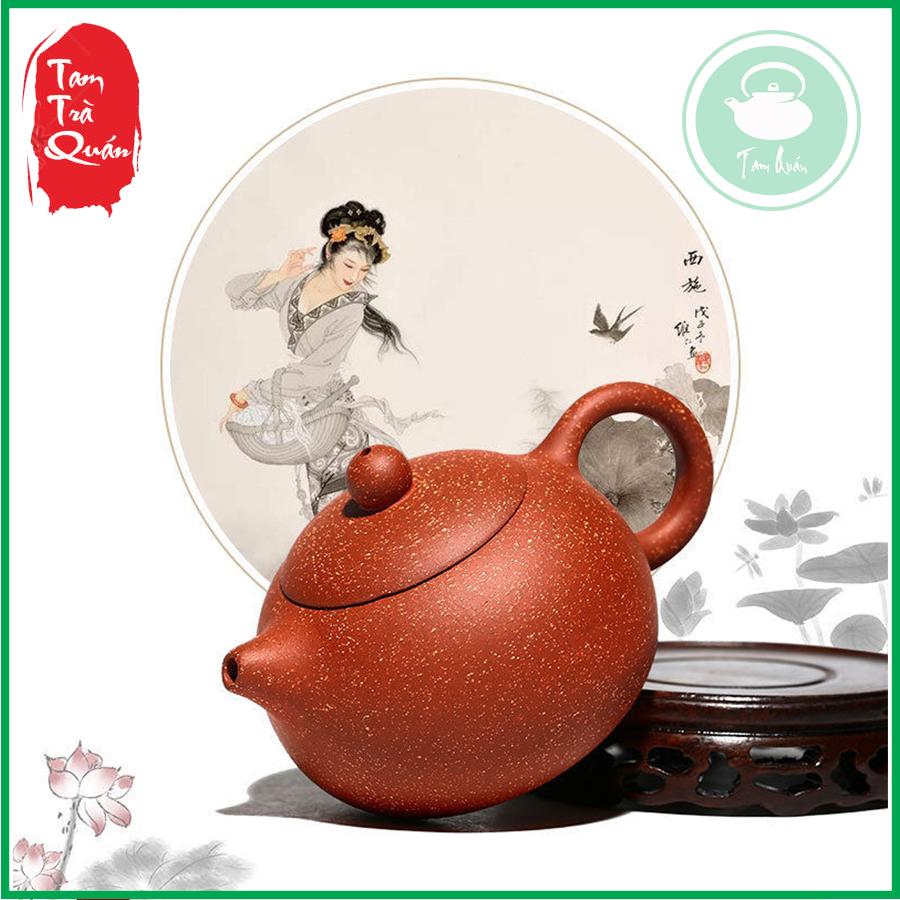 Ấm tử sa Nghi Hưng tây thi 180ml (Huyết Long Sa)