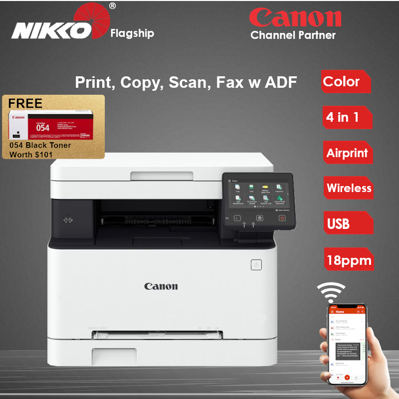 [Local Warranty] CANON imageCLASS MF641Cw 3-in-1 Colour Multifunction Printer MF 641Cw MF641 Cw 641 colour printer color laser printer color printer Singapore