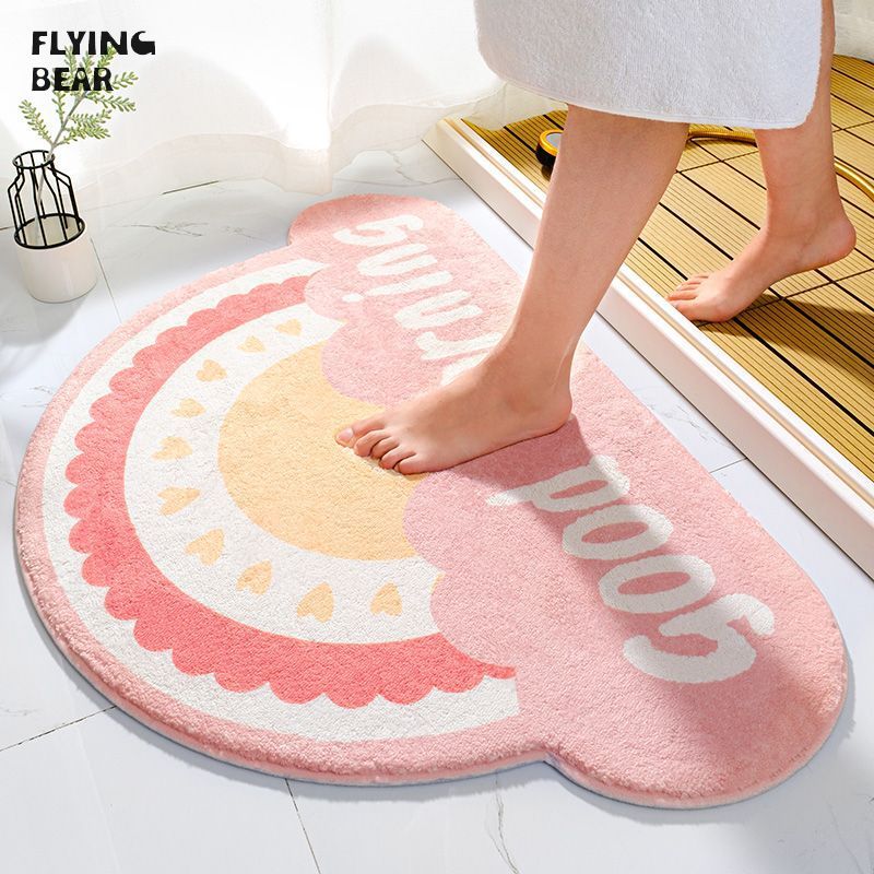 Bathroom entrance door absorbent floor mat toilet door mat toilet door non-slip mat bedroom carpet ราคา 68 บาท*ส่งฟรี