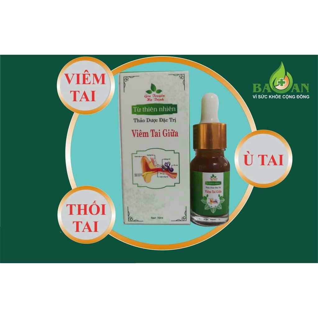 Thảo dược viêm tai giữa họ trịnh an toàn hiệu quả