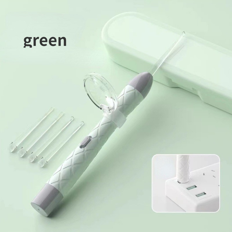 LED Baby Ear Cleaner Spoon Infant FlashLight Earpick with Magnifier Ear Wax Removal Endoscope Ear Care Tools