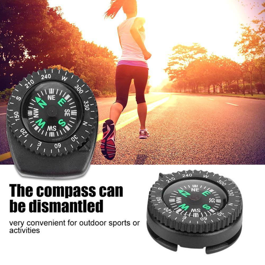 Detachable Compass For Watches Demountable Wristband Gear Band Emergency Tool Compass Survival Compass Navigation Watch Detachable R7F0