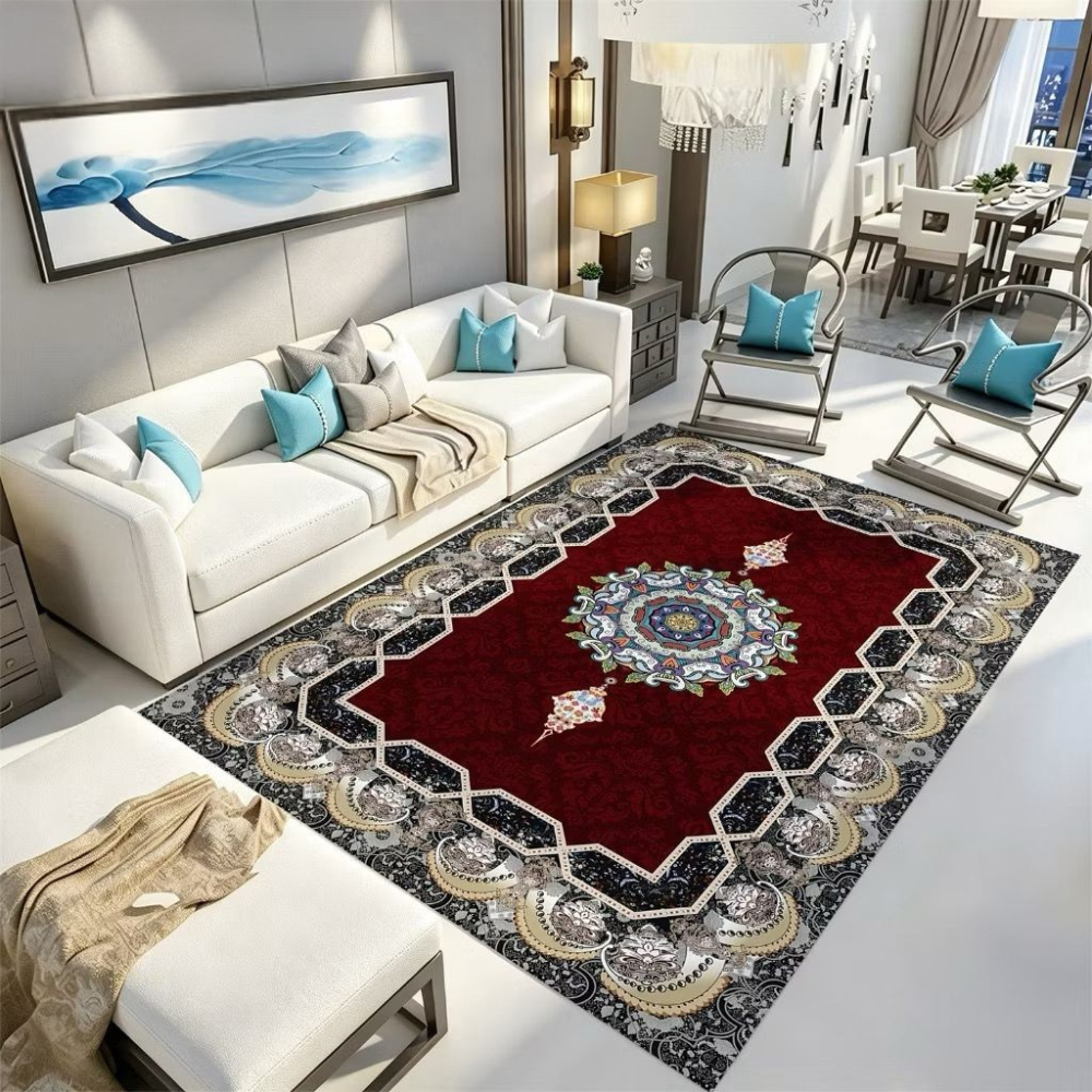 Karpet Turkey Premium Bahan Polyester Ukuran 150x100cm