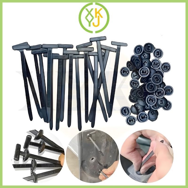 XYKJ 20Pcs Kabel Ties Nilon Self Locking Buat Kokohkan Spakbor Belakang Motor Mobil Tali Pengikat Harga 22,932 rupiah*Gratis Ongkir