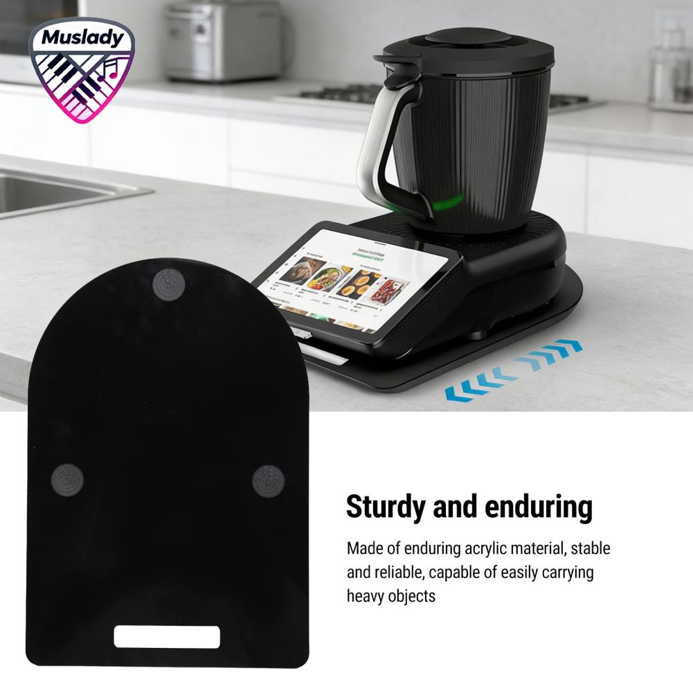 Muslady กระดานเลื่อน Fit สำหรับ Thermomix TM7 อะคริลิค Countertop Protector Slider Pad พร้อมล้อและยางฟุต ราคา 363 บาท*ส่งฟรี
