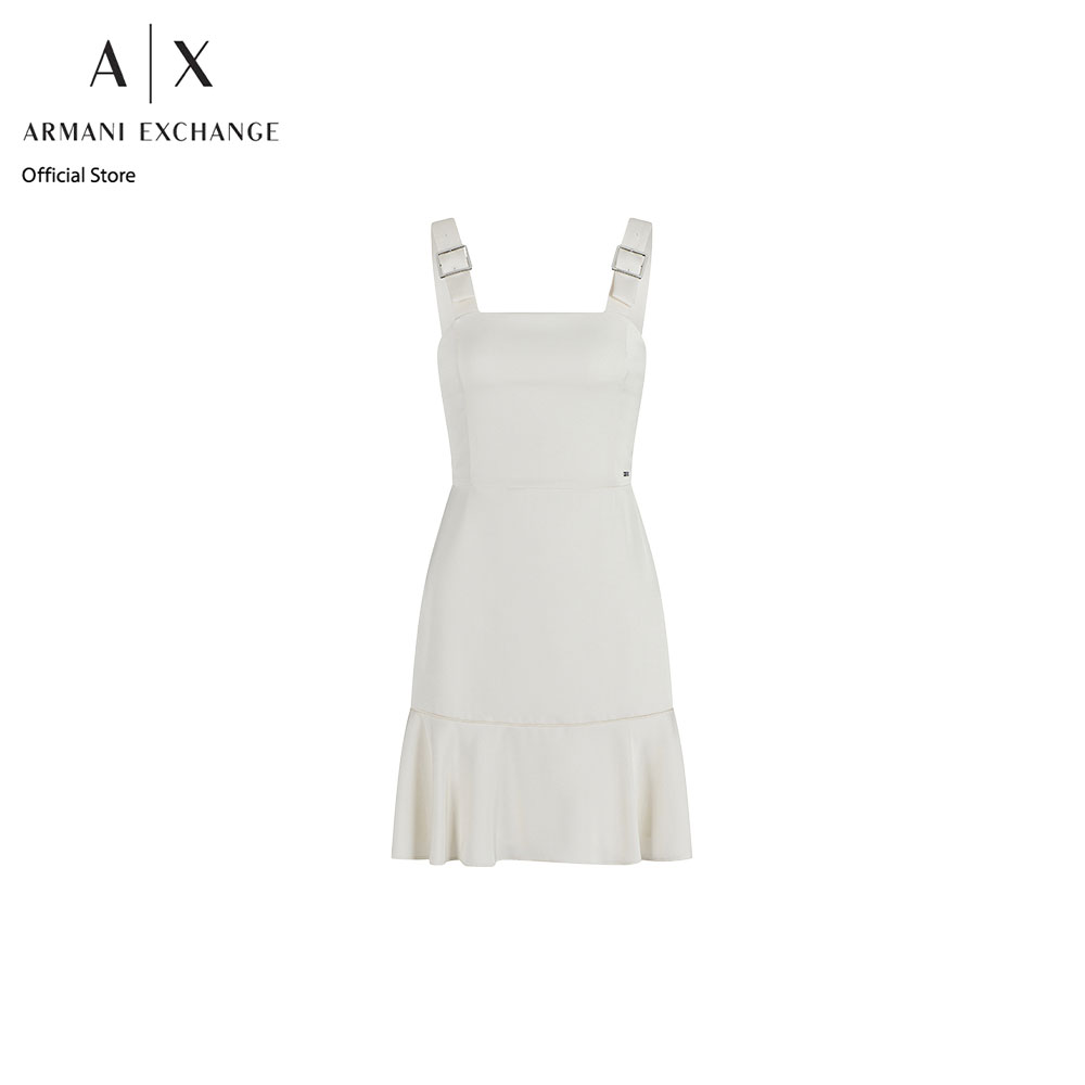 Armani Exchange Dress Women XW000141-AF10840-U1003 White ราคา 6,713 บาท*ส่งฟรี