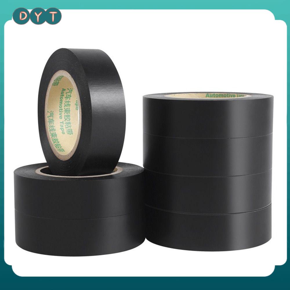 DYT Đen Băng keo điện PVC. Dán dính tự động Băng keo chống cháy Chống nước Băng cách điện