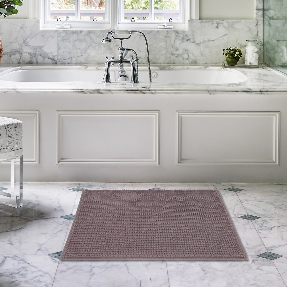 Global House COZY พรมเช็ดเท้าขนนุ่ม รุ่น MIKA02 ขนาด 40×60×1.1ซม. สีม่วง รับประกันของเเท้ ราคา 116 บาท*ส่งฟรี