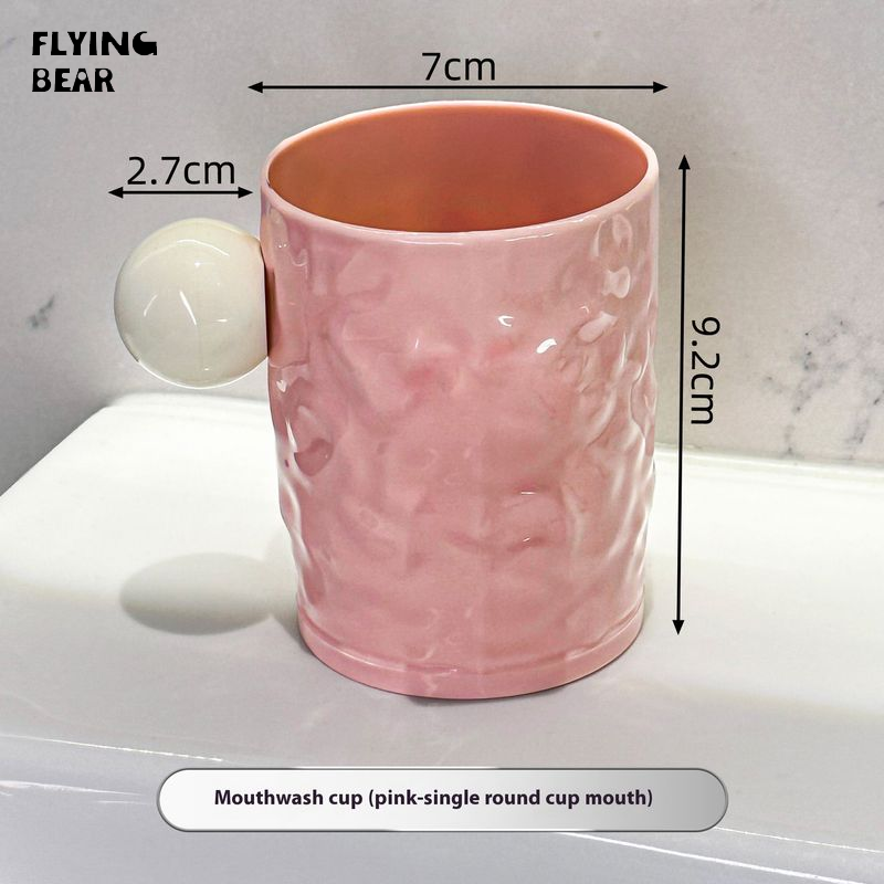 Bay Gấu Dopamin Giá để kem bàn chải đánh răng Treo Tường Đấm Miễn Phí Nhà Vệ Sinh Mới cốc súc miệng ly in hình răng Kem Đánh Răng Chủ