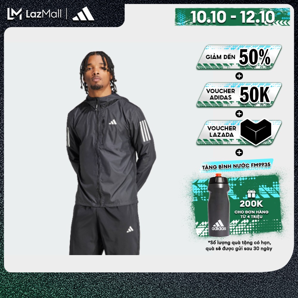 adidas Chạy Áo Khoác Own the Run Nam Đen IN1483