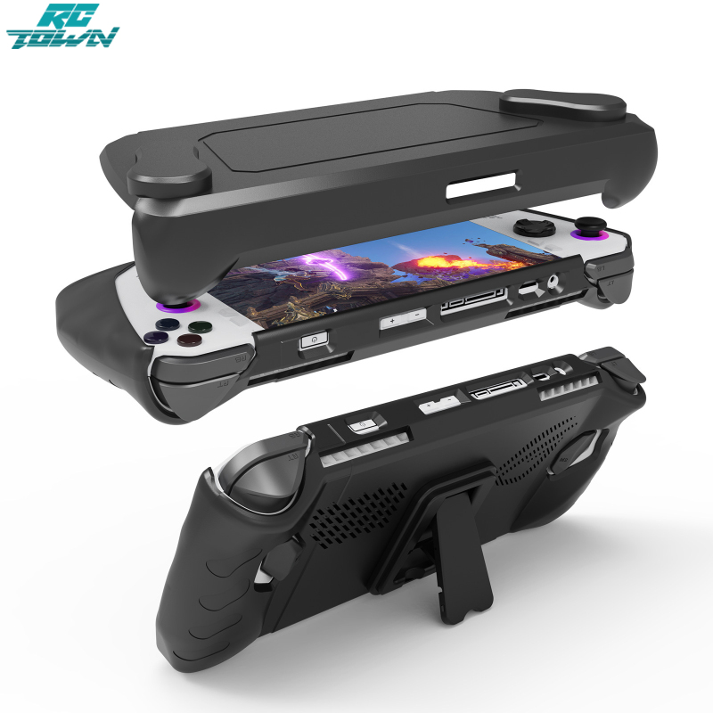 Protective Cover Case Anti-Scratch Anti-Slip Protector Case Cover Skin With Foldable Stand Accessories Removable Face Cover Compatible For Rog Ally - ยี่ห้อ RCtown ราคา 489 บาท*ส่งฟรี