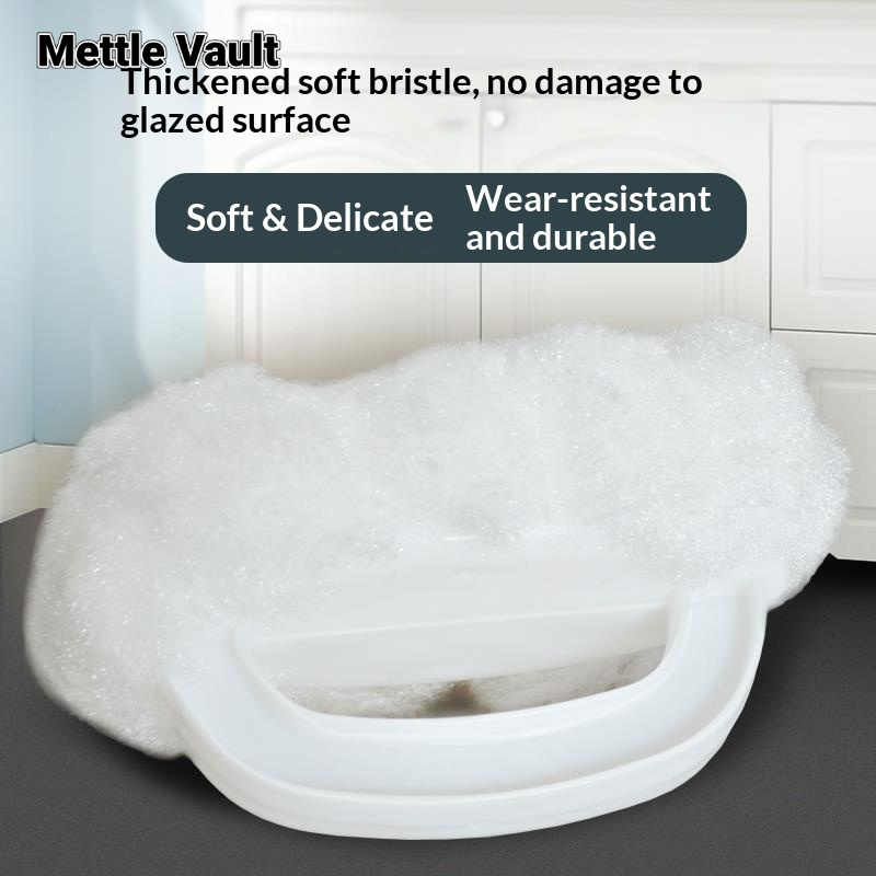 Mettle Vault Soft Bristles Toilet Brush Squeeze Water Gong Brush Toilet Brush Hotel Home Dedicated Cleaning Brush Bathtub Toilet Cleaning Brush ราคา 68 บาท*ส่งฟรี