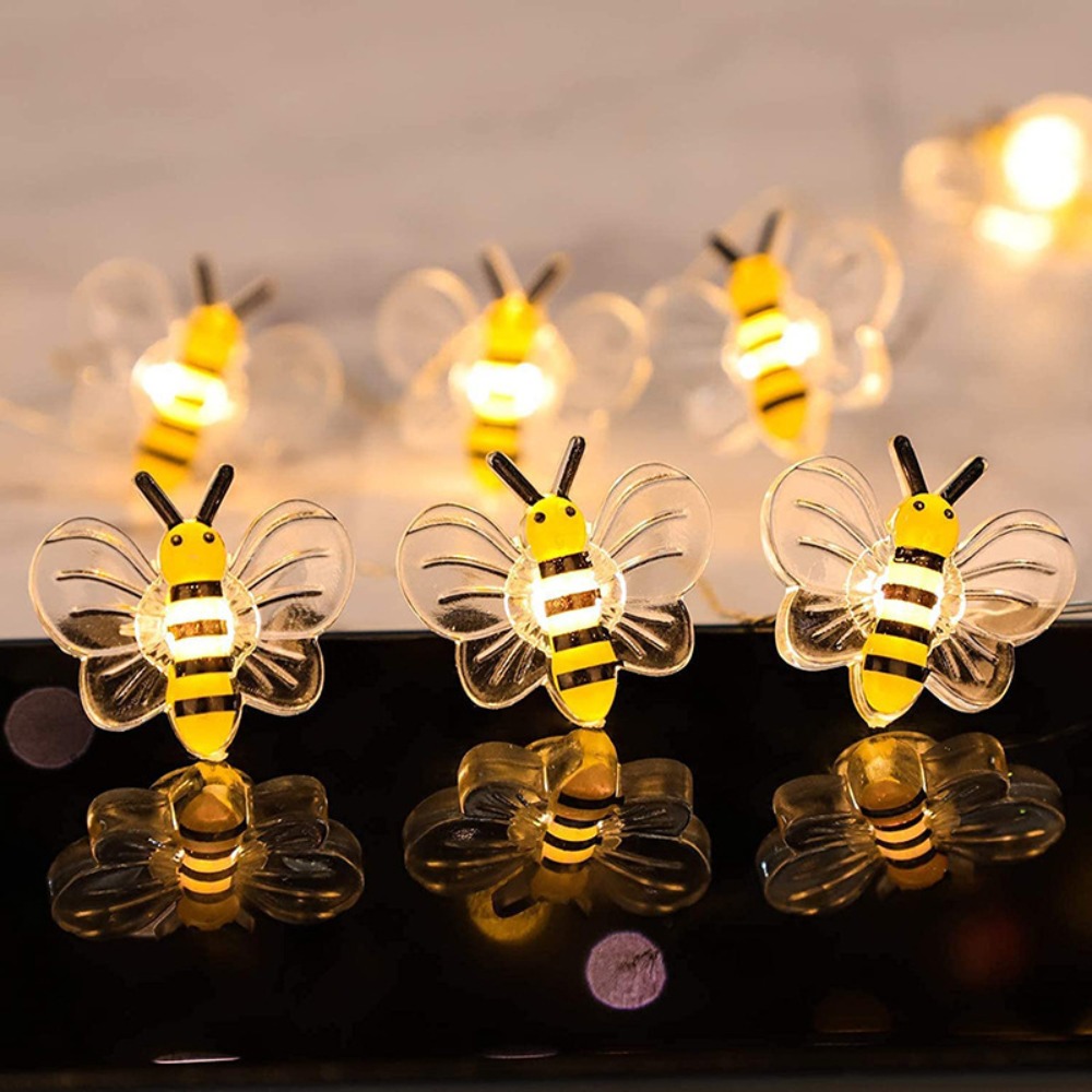 SEMATTI Dễ thương Đèn ong Đa chức năng Đèn LED Đèn dây trang trí Trang trí cây xanh Đặc biệt Đèn dây ong Trang trí phòng ngủ