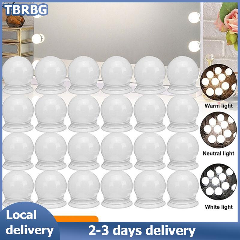 TBRBG Local Delivery Hollywood phong cách LED bóng đèn Vanity trang điểm bàn trang điểm USB gương Đèn Kit