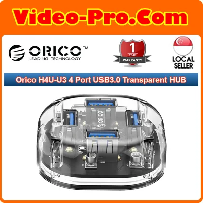 Orico H4U-U3 4 Port USB3.0 Transparent HUB