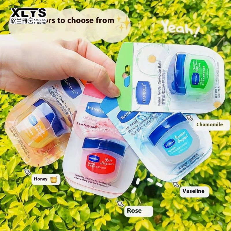Son dưỡng môi Vaseline dưỡng môi nuôi dưỡng, dưỡng ẩm và dưỡng ẩm môi nam và nữ dưỡng tóc Bộ có giá trị bốn mùa thường xuyên thành phần tự nhiên phù hợp với son dưỡng môi
