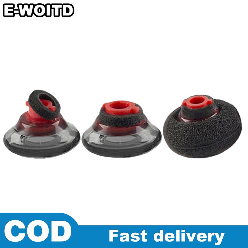 E-WOITD Nút Bịt Tai mới Miếng đệm tai nghe silicon mềm đầu bịt tai nghe phụ kiện mút xốp màu đen cho tai nghe Plantronics Voyager 5200