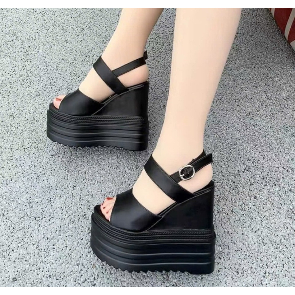 GIÀY ĐẾ XUỒNG QUAI HẬU THẲNG 12P HT43