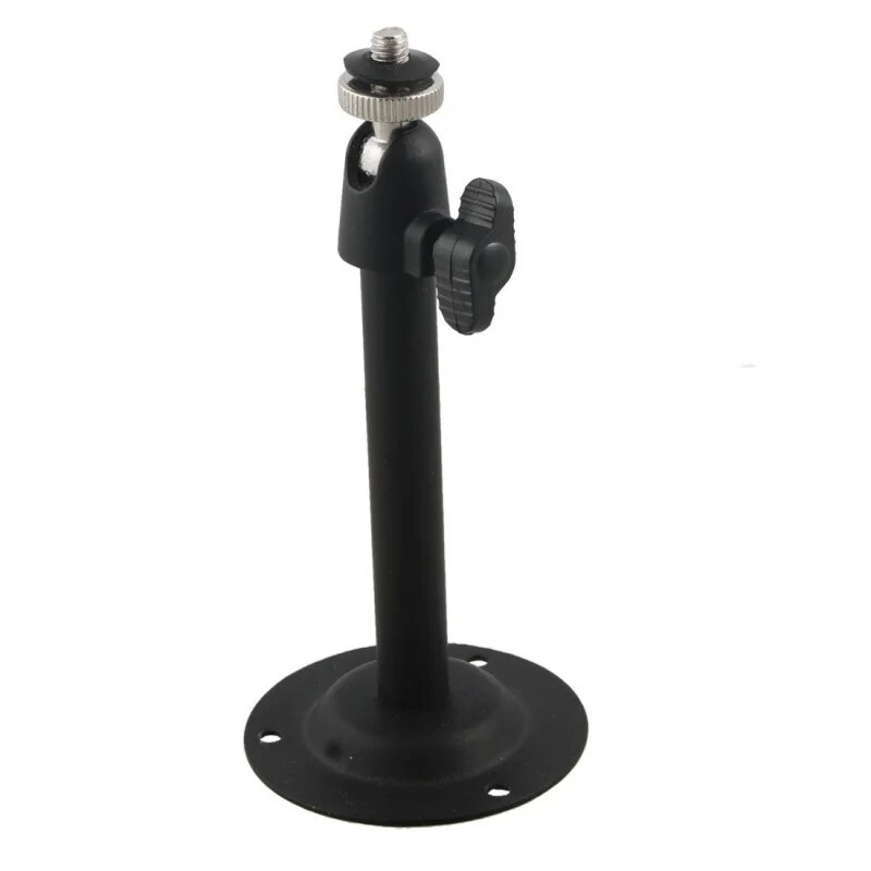 Thỏa thuận chính trần bằng kim loại đen gắn kết cho CCTV Camera giám sát CCD tường 13.4*6cm