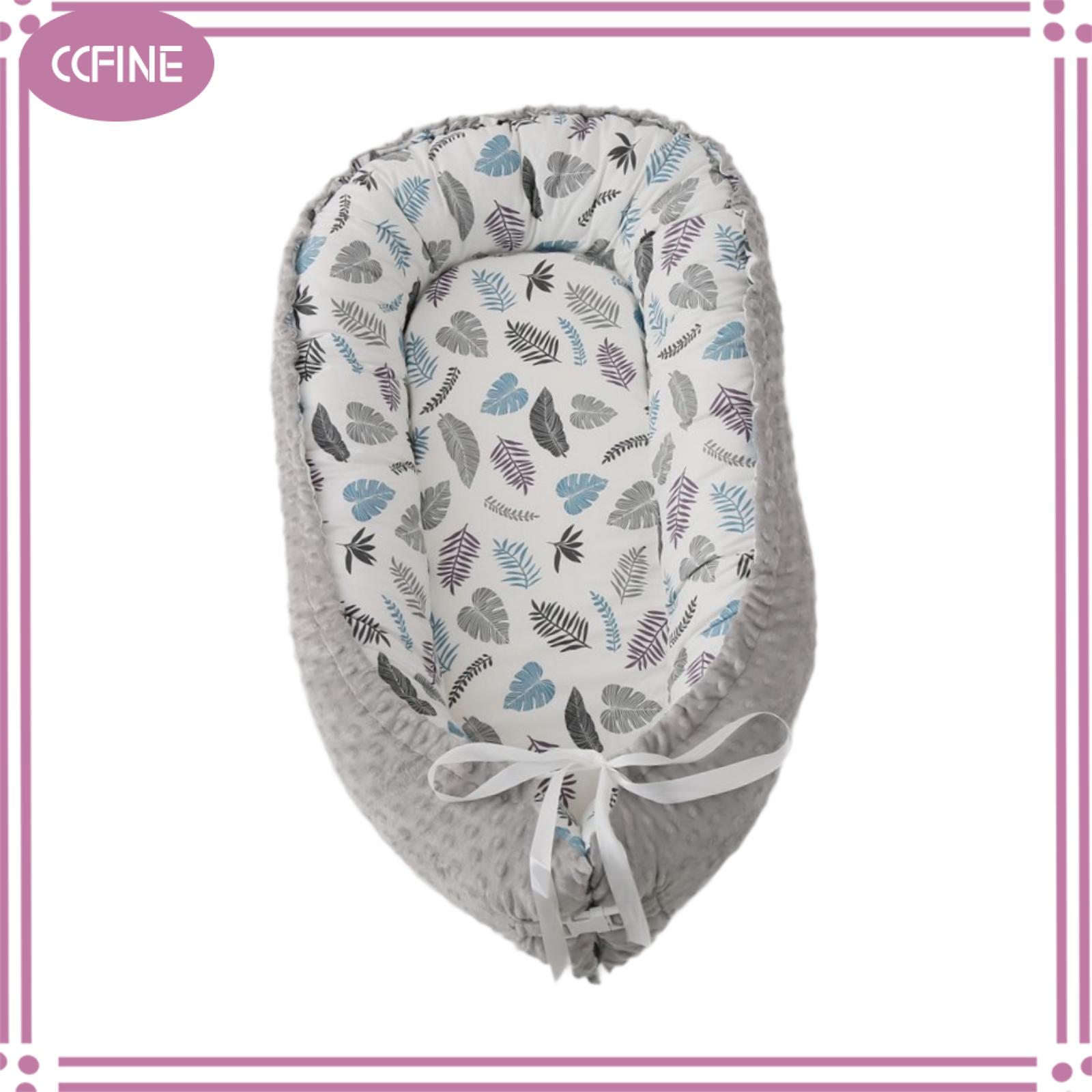 Ccfine Giường cũi cho trẻ sơ sinh giường gấp cho bé sơ sinh thoải mái nhẹ dễ thương dễ dàng để làm sạch phim hoạt hình đa năng xách tay vui Giường xếp cho trẻ sơ sinh cô gái