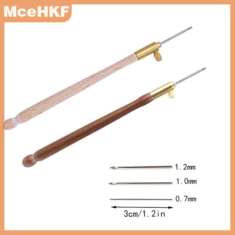❤❤❤Hot Sale MceHKF 1 bộ pháp thêu Crochet DIY tay Cross Stitch COTTO Crochet 3 kim