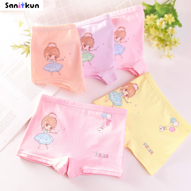 5 pieces Korean Children s Underwear 95 Cotton Combed Cotton Boxer
