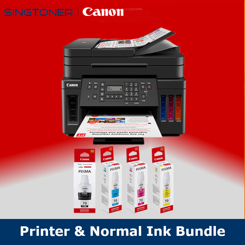 [Local Warranty] Canon PIXMA G7070 Refillable Ink Tank Wireless All-In-One with Fax Colour Inkjet Printer G-7070 G 7070 colour printer color inkjet printer color printer ink tank printer inktank printer Singapore