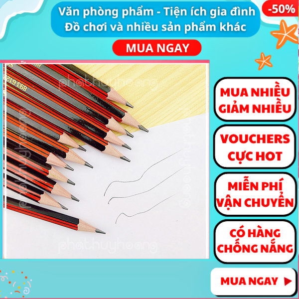 Combo 2 bút chì 2b có gôm-bút chì học sinh - bút chì 2b - bút chì chuốt - giá rẻ - đồ dùng học tập - nguyễn thùy store