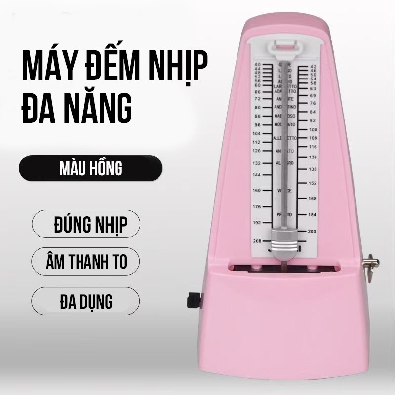 Máy Đập (Đếm) Nhịp Piano Cơ – Metronome Hỗ Trợ Tập Piano, Guitar, Violin Mnome JOYO JM-69 cao cấp