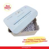 Bee Happy Crinkle Paper Shredder / Crimper Shredder