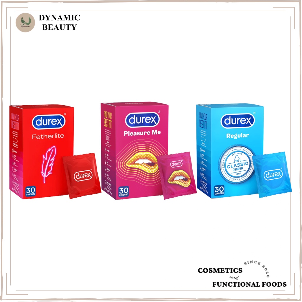 [Hàng chuẩn Úc] Bao cao su Durex fetherlite ultra thin - love sex pleasure me condoms - regular cond