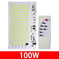 JIUBUY 1Pcs White Light LED Solar Light Board 25/40/60/100W SMD5730 Light Source Panel Durable High Brightness Remote Control Floodlight For Outdoor Garden Lamp
