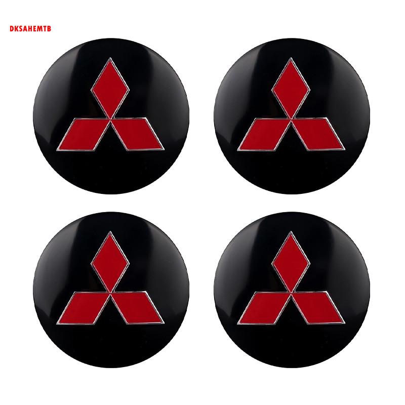 ฝาครอบดุมล้อรถ 4 ชิ้น - สติกเกอร์ขอบสไตล์ Mitsubishi ราคา 62 บาท*ส่งฟรี