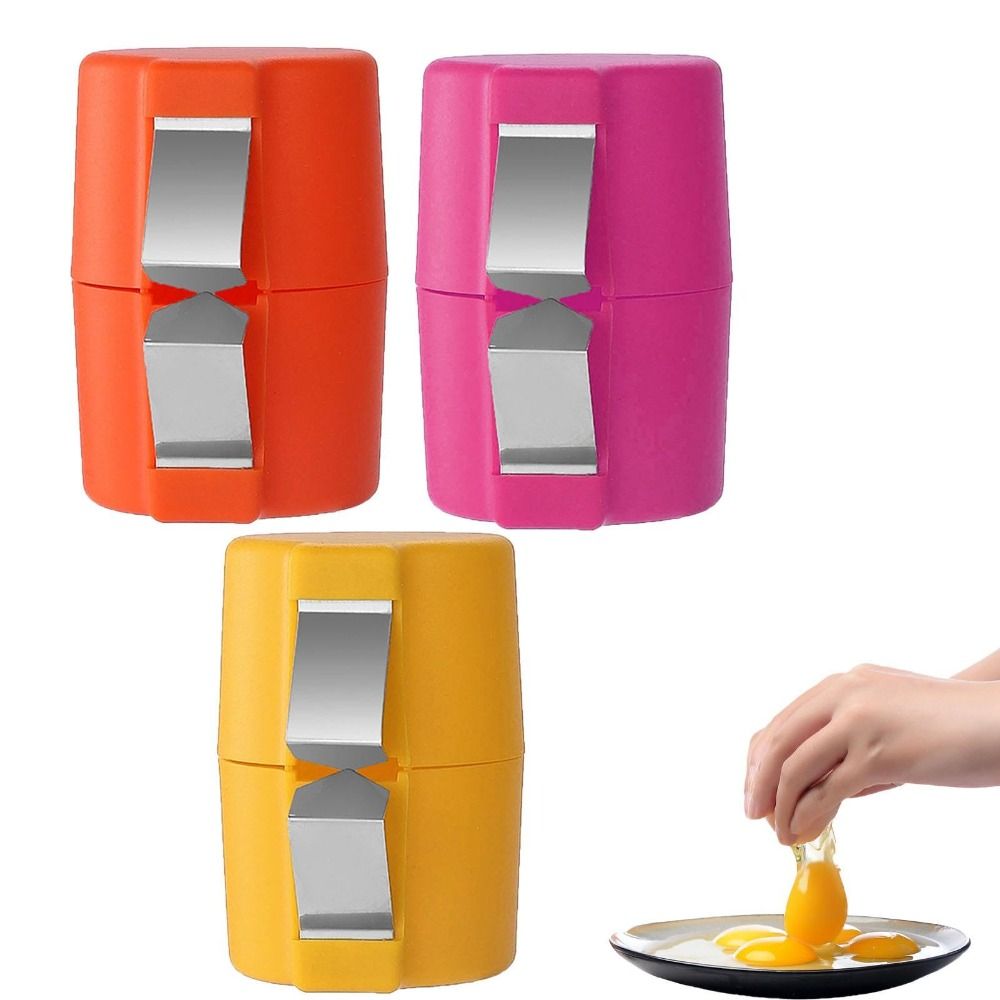 TLHA46 Dễ thương Dụng cụ mở vỏ trứng Thép không gỉ Dụng cụ làm bánh nhà bếp Dụng cụ mở trứng Sáng Tạo Hộ gia đình Mở vỏ trứng Cho trứng sống