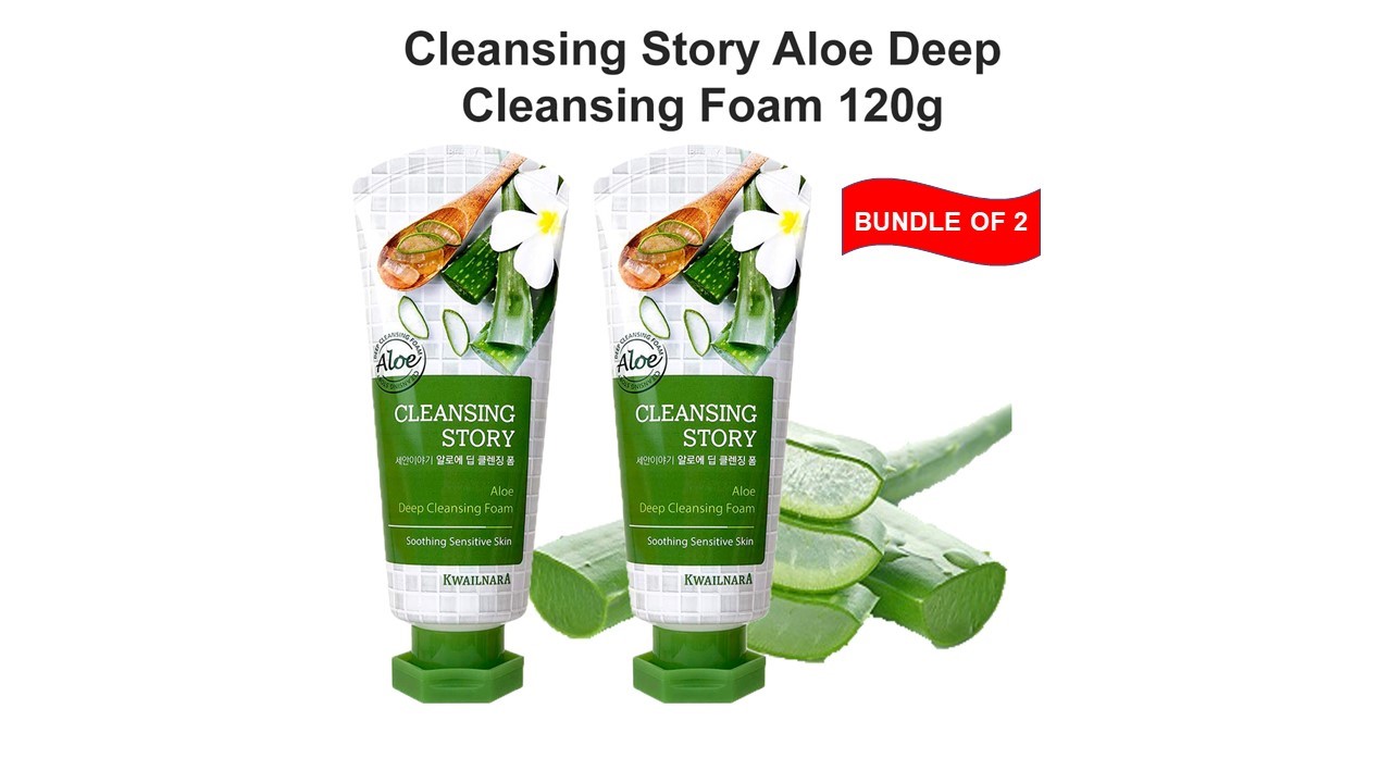 aloe deep cleansing foam